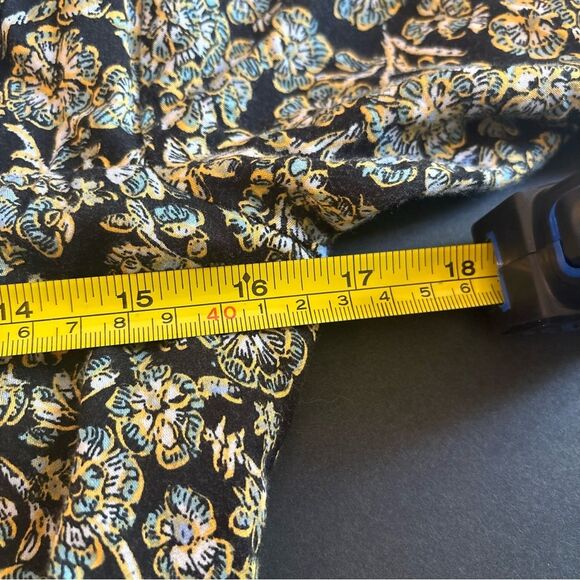 Free People Mini Dress 6/Small Boho Floral Long Sleeve Feminine Cottagecore Cute - Picture 13 of 16